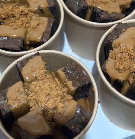 Fudgy Brownies Biscoff Lotus