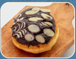 Donat Mini Chocolate Almonds
